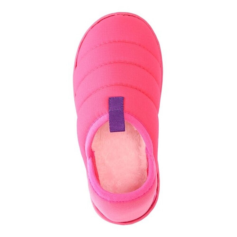 Quilted Padded Indoor & Outdoor Slipper Shoes TODDLER GIRL SIZE 9-10 Pink NEW - Picture 2 of 7